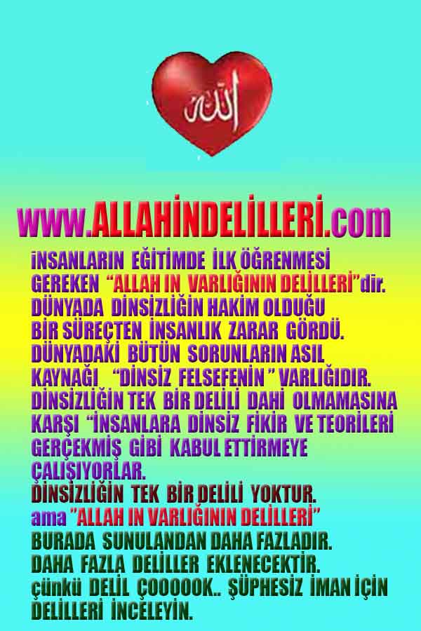 ALLAH ın delilleriALLAH in delilleri, #allah-delilleri, @allah-delilleri, ALLAH-Delilleri, allahin delilleri, allahin-delilleri, ALLAH in varliginin delilleri, ALLAHin varlığının delilleri